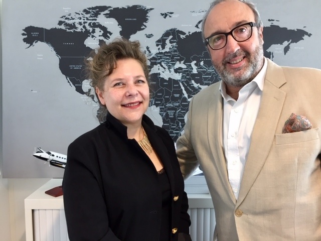 Sophie Lacour, fondatrice d’Advanced Tourism et Frédéric Lorin, Directeur d’IFTM Top Resa - DR