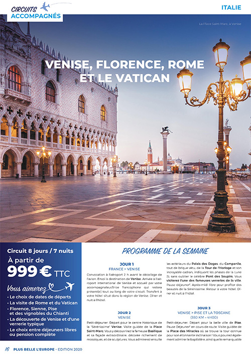 La brochure PLUS BELLE L'EUROPE 2020 arrive en agence cette semaine (Stand U73, village TO) La brochure PLUS BELLE L'EUROPE 2020 arrive en agence cette semaine (Stand U73, village TO)