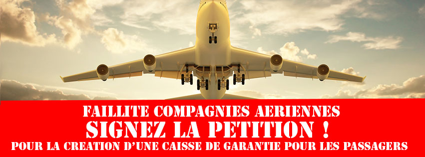 Caisse de garantie aérien : déjà plus de 12000 signatures pour la pétition !