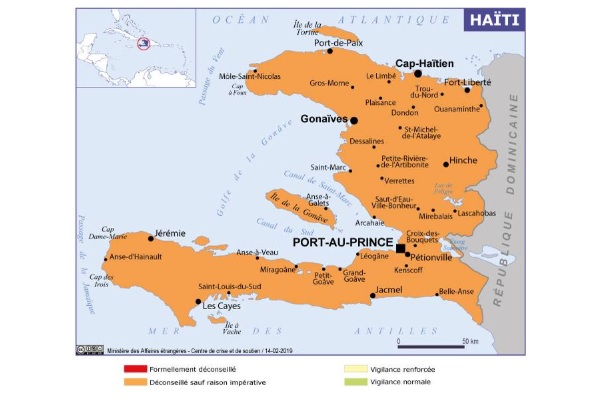 L'instabilité politique à Haïti et les tensions sociales font que les voyageurs doivent faire preuve de la plus grande prudence - crédit photo : Quai d'Orsay