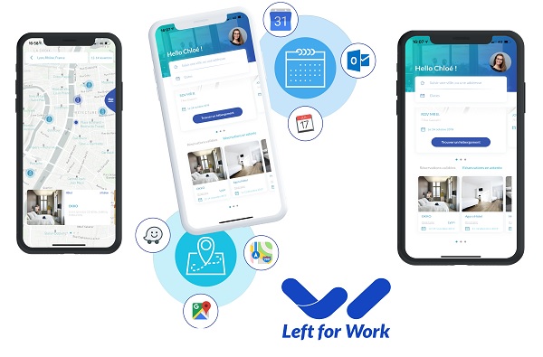 Left for Work a sorti une application simple d'usage tout en réutilisant les codes actuels - Crédit photo : Left for Work