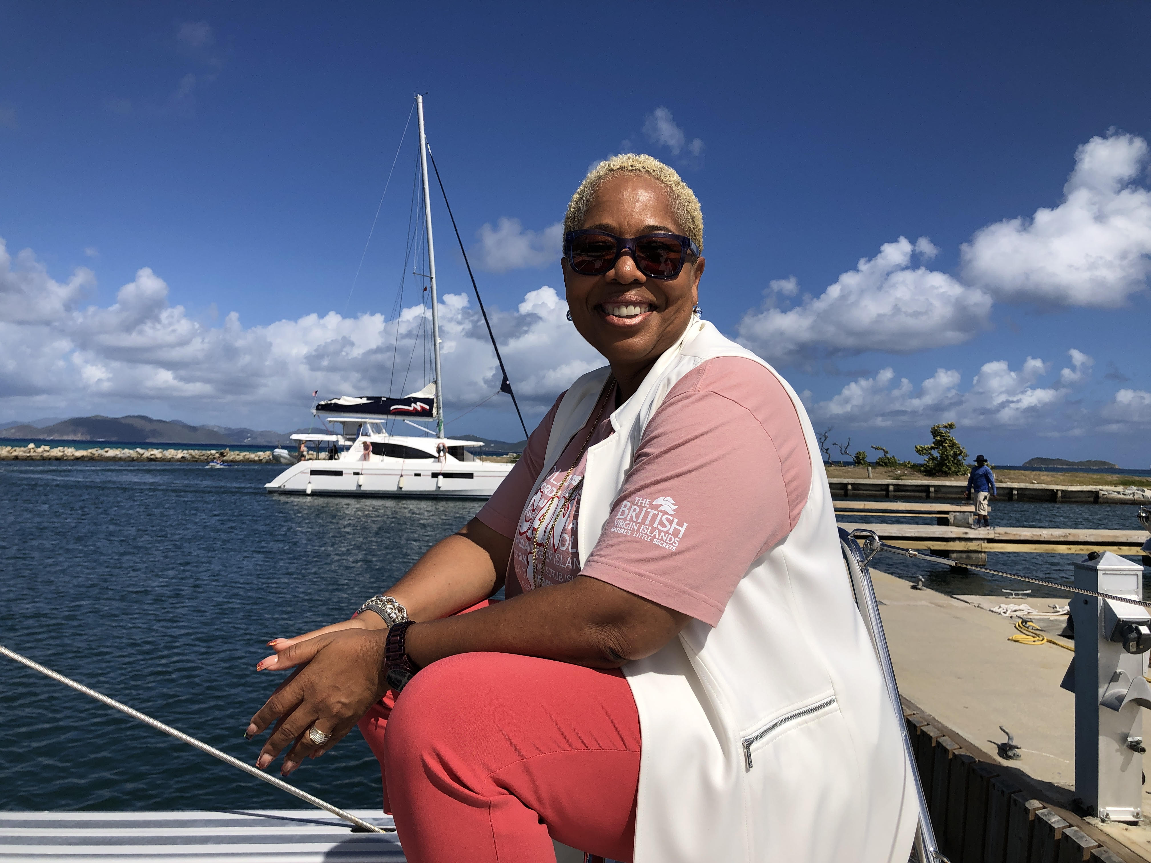 Sharon Flax-Brutus nourrit de grandes ambitions pour les BVI sur le marché français /crédit photo JDL