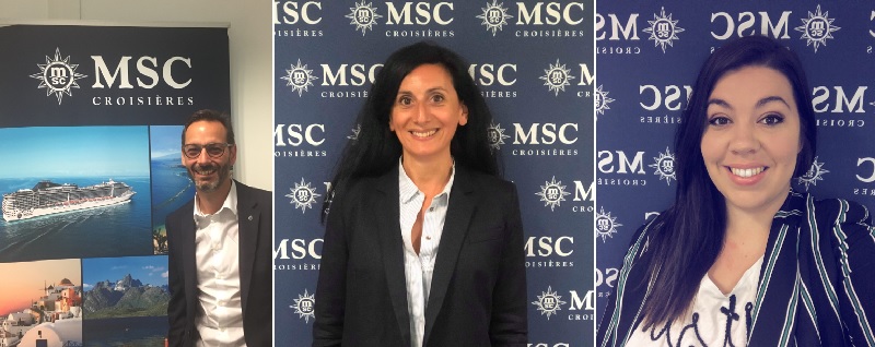 MSC Croisières France accueille 3 nouveaux commerciaux - DR