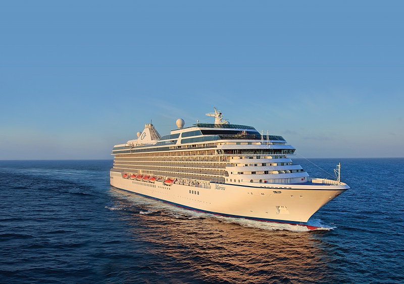 Les navires les plus récents, ceux de la classe O, sont le Marina (sur la photo) et le Riviera, d'une capacité de 1 250 passagers (800 membres d’équipage) - DR : Oceania Cruises