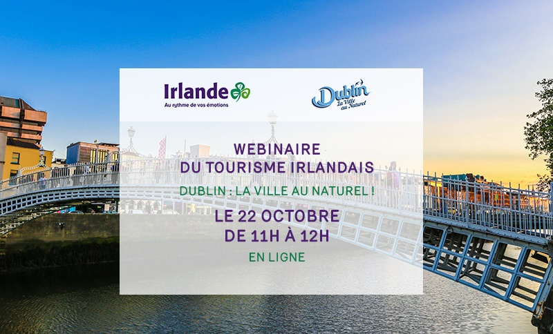 Irlande : un nouveau webinaire sur Dublin, la ville au naturel