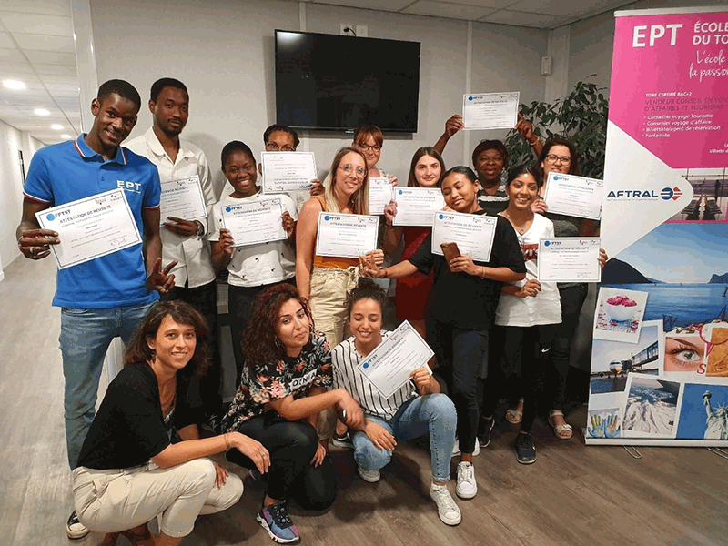 Des profils passionnés par le Tourisme sortent de la formation EPT Des profils passionnés par le Tourisme sortent de la formation EPT