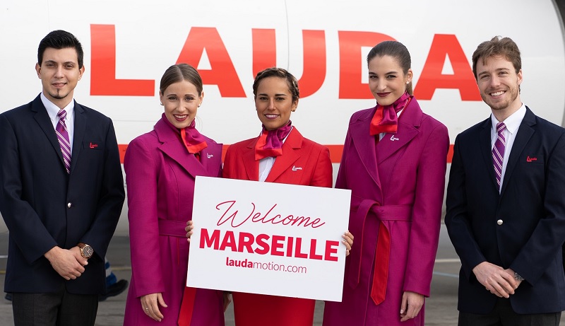 Lauda relie Vienne à Bordeaux et Marseille, à raison de 3 vols hebdomadaires en A320 de 180 sièges - DR : Lauda Lauda relie Vienne à Bordeaux et Marseille, à raison de 3 vols hebdomadaires en A320 de 180 sièges - DR : Lauda