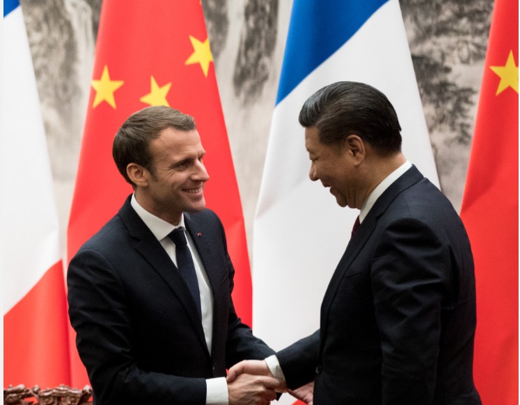 Emmanuel Macron et Xi Jinping en Chine - DR Elysées