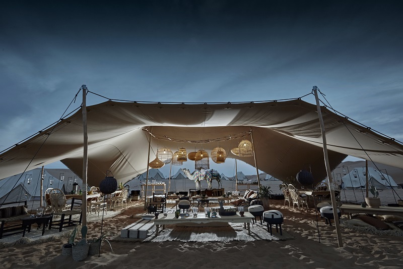 Créé par Magic Travels, le Magic Camp Wahiba Sands, à Oman, accueille ses premiers clients depuis le mois de septembre 2019. - DR Magic Travels