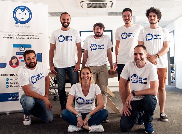 L'équipe de Hellomybot souhaite arriver à finaliser le tunnel d'achat sur les requêtes vocales - Crédit photo : Hellomybot L'équipe de Hellomybot souhaite arriver à finaliser le tunnel d'achat sur les requêtes vocales - Crédit photo : Hellomybot
