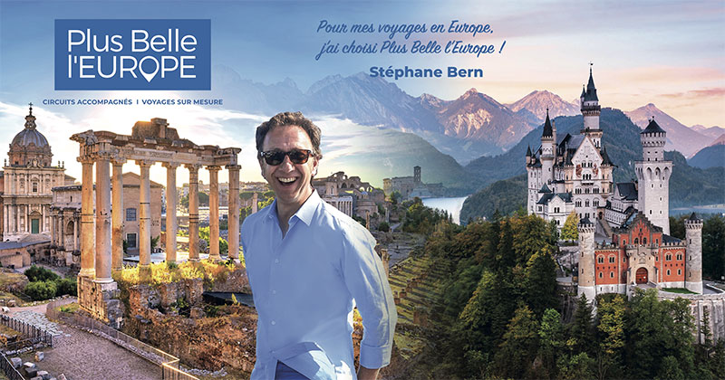 Stéphane Bern et Plus Belle l’Europe en campagne sur le petit écran ! - DR