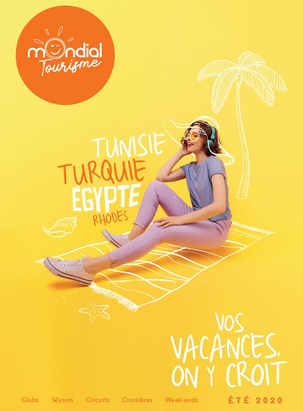 La brochure Été 2020 arrive dans les agences de voyages - DR : Mondial Tourisme La brochure Été 2020 arrive dans les agences de voyages - DR : Mondial Tourisme