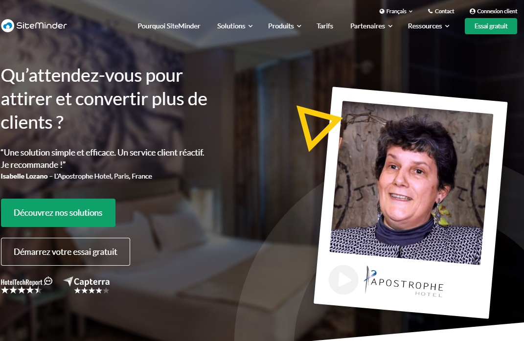 SiteMinder envisage notamment de mettre en place des stratégies de mise sur le marché accélérée et d'accroître ses investissements dans des projets de recherche et développement menés depuis ses bureaux de Sydney - DR capture écran