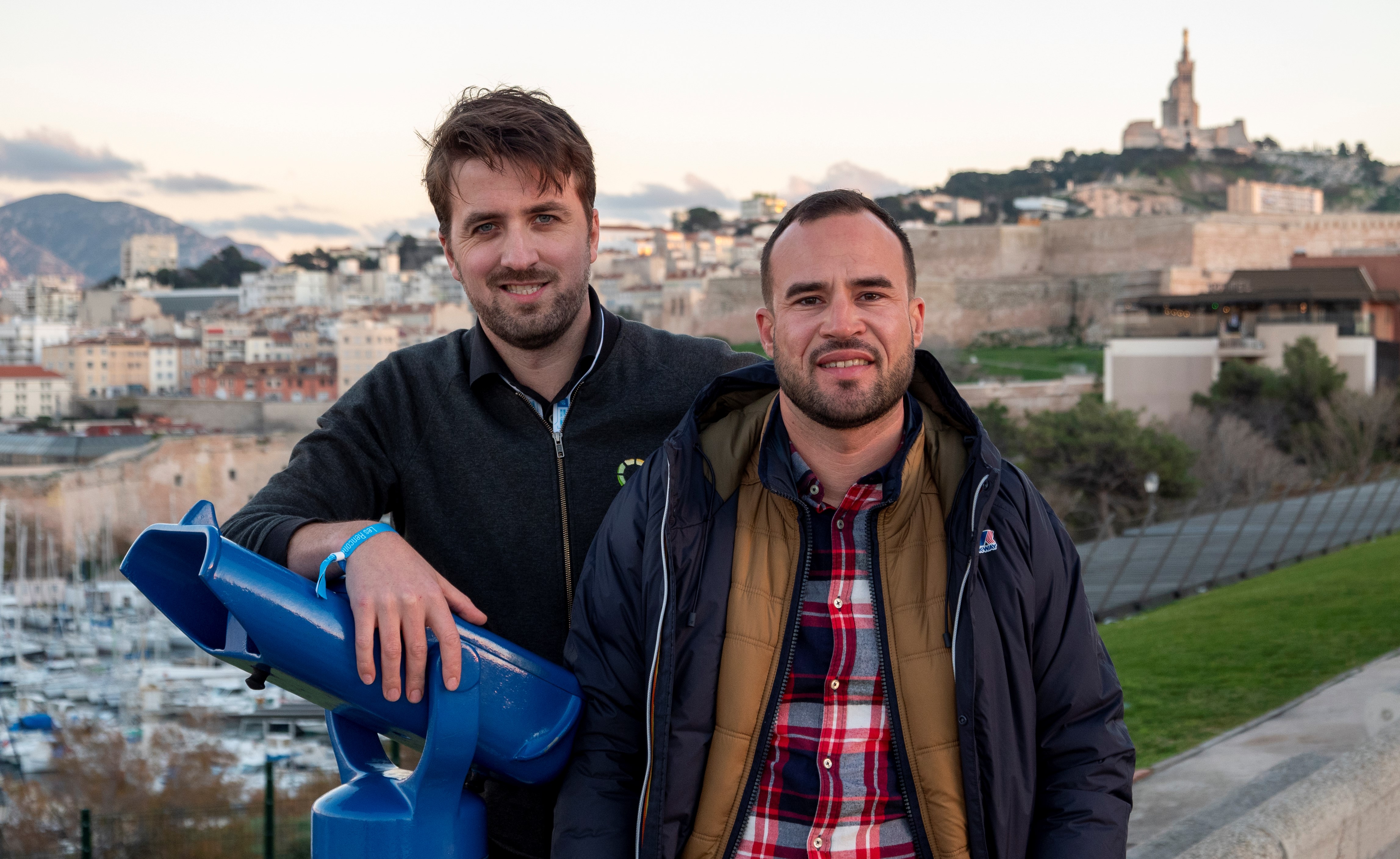 Ronan de la Paquerie et Fabien da Luz, un partenariat sous le haut patronnage de la "Bonne Mère" /photo dr