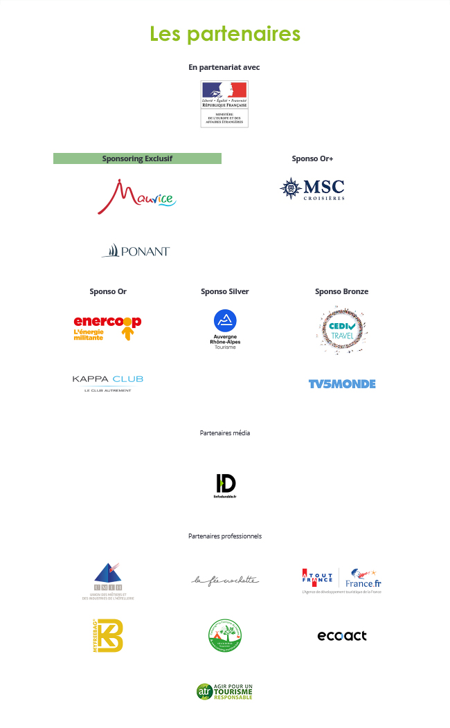 Palmes du Tourisme Durable : les 20 finalistes en lice sont... 