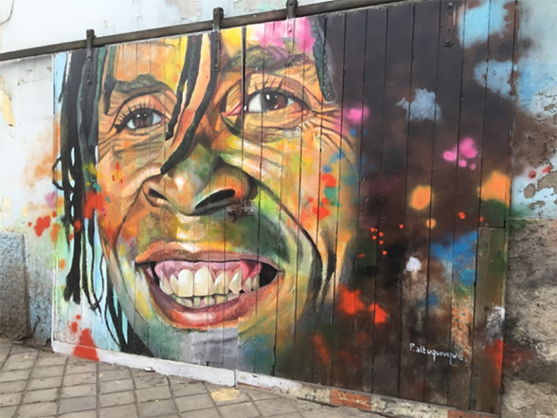 Peinture au Cap Vert - DR : Cabo Verde Airlines Peinture au Cap Vert - DR : Cabo Verde Airlines