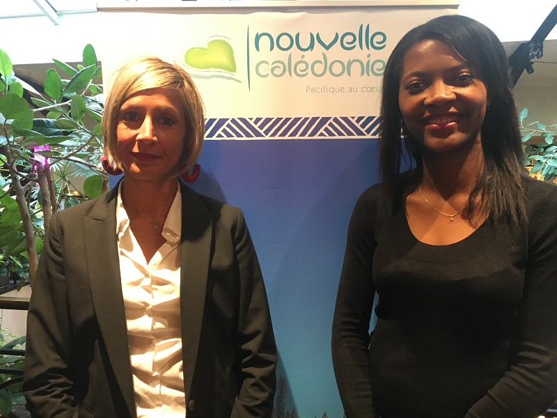 Julie Laronde, directrice adjointe de Nouvelle-Calédonie Point Sud et Clarisse Lasemillante, directrice de compte Nouvelle-Calédonie Tourisme Europe. -  DR : CL