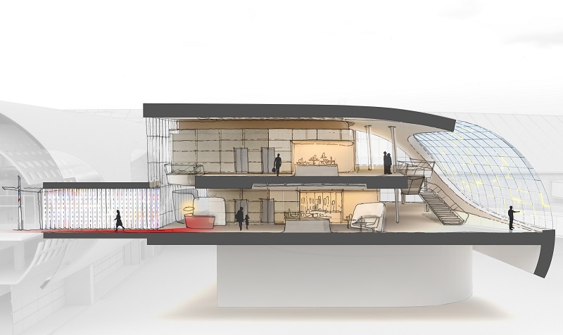 Le croquis du futur terminal - DR