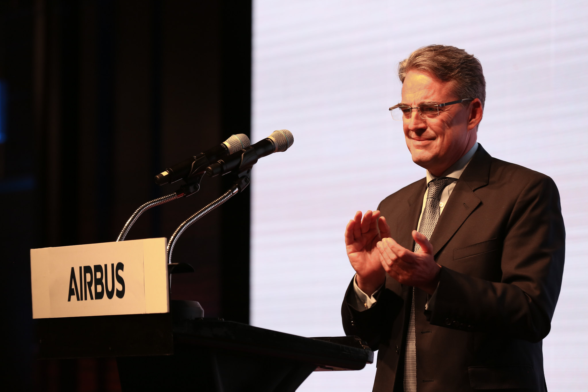 Alexandre de Juniac, président de l'IATA, lors d'un dîner gala annuel d'Airbus - DR : IATA