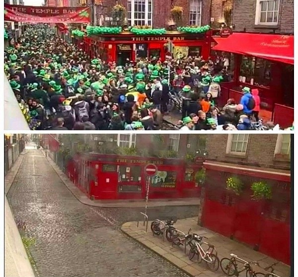 Si la Saint-Patrick n'a pas eu lieu, les Irlandais espèrent pouvoir refaire la fête avec les Français dès cet été - Crédit photo : compte Facebook @Guide Irlande
