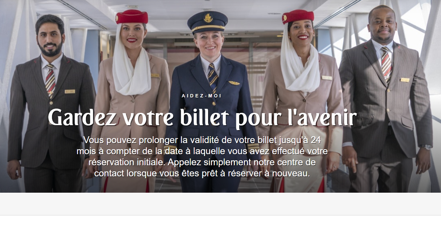 Crédit - capture site Emirates Crédit - capture site Emirates