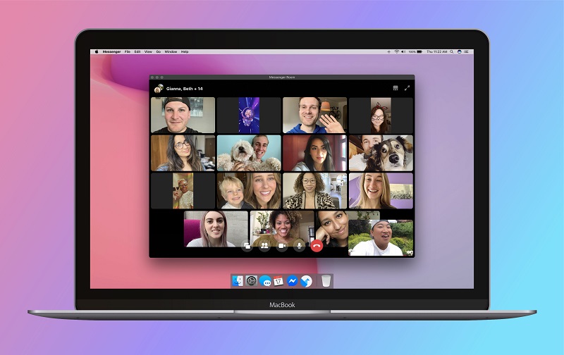 Facebook lance Messenger Rooms, offrant la possibilité d'échanger jusqu'à 50 personnes - DR