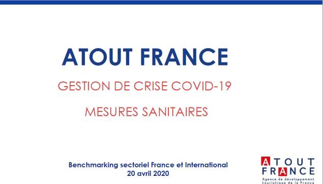 Le benchmark mis à disposition par Atout France recense (à date) les pratiques de prévention et de protection sanitaire engagées en sortie de crise par les acteurs de la chaîne touristique - DR