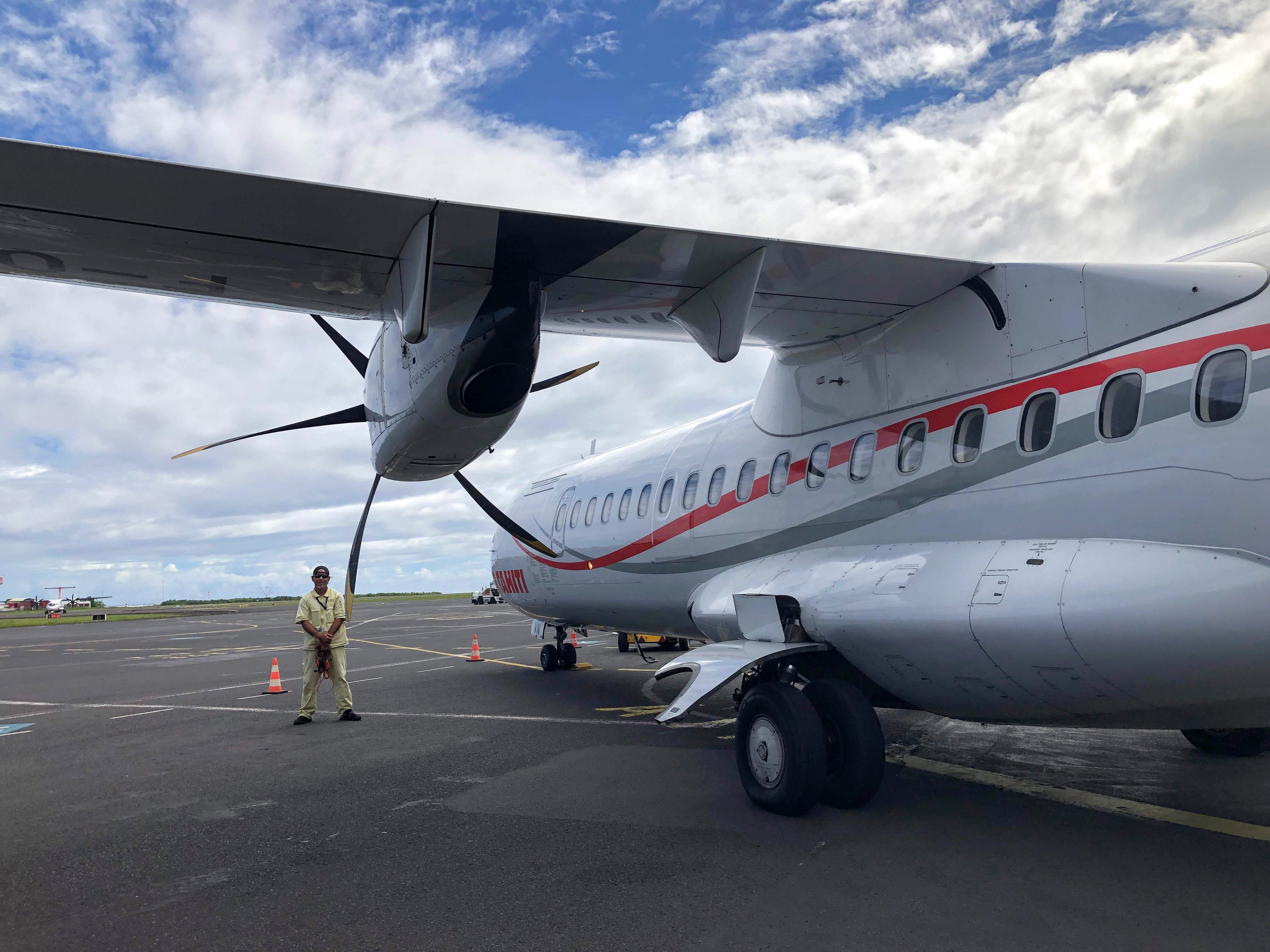 Air Tahiti assurait la liaison de 47 îles réparties sur les 5 archipels ainsi que les îles Cook une fois par semaine, avant le confinement.../crédit JDL