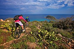 VTT à Ramatuelle - DR CRT PACA