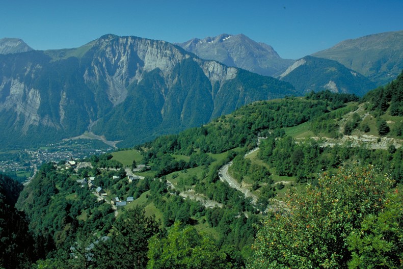 La montée sur l'Alpe d'Huez - DR : H.Monnier.
