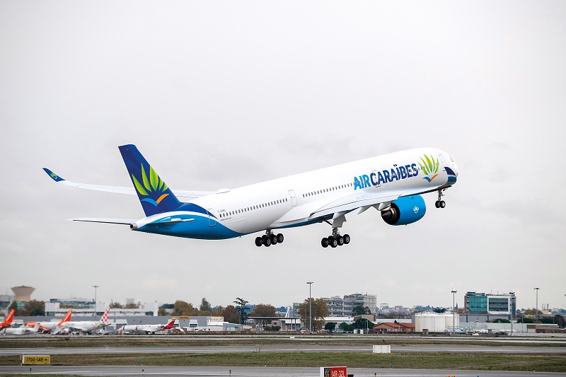 Le Groupe Dubreuil a confirmé sa commande de 5 A350 qui seront livrés d'ici 2022 - Photo Air Caraïbes