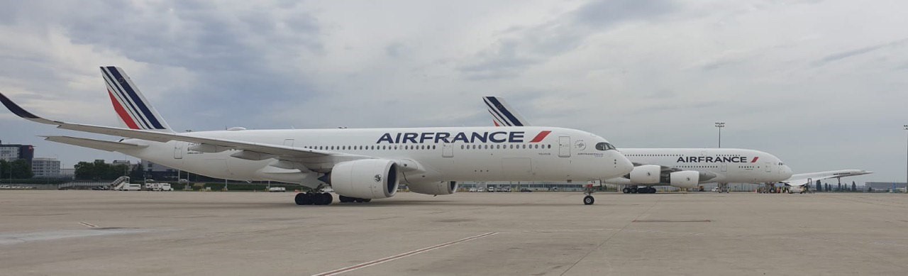 Entre le Concorde et l'A.350, l'A.380 vendredi 26 juin s'apprete a faire sa dernière boucle