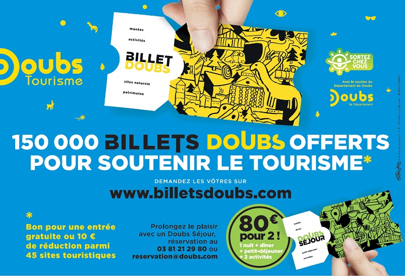 Des "Billets Doubs" pour séduire les touristes cet été