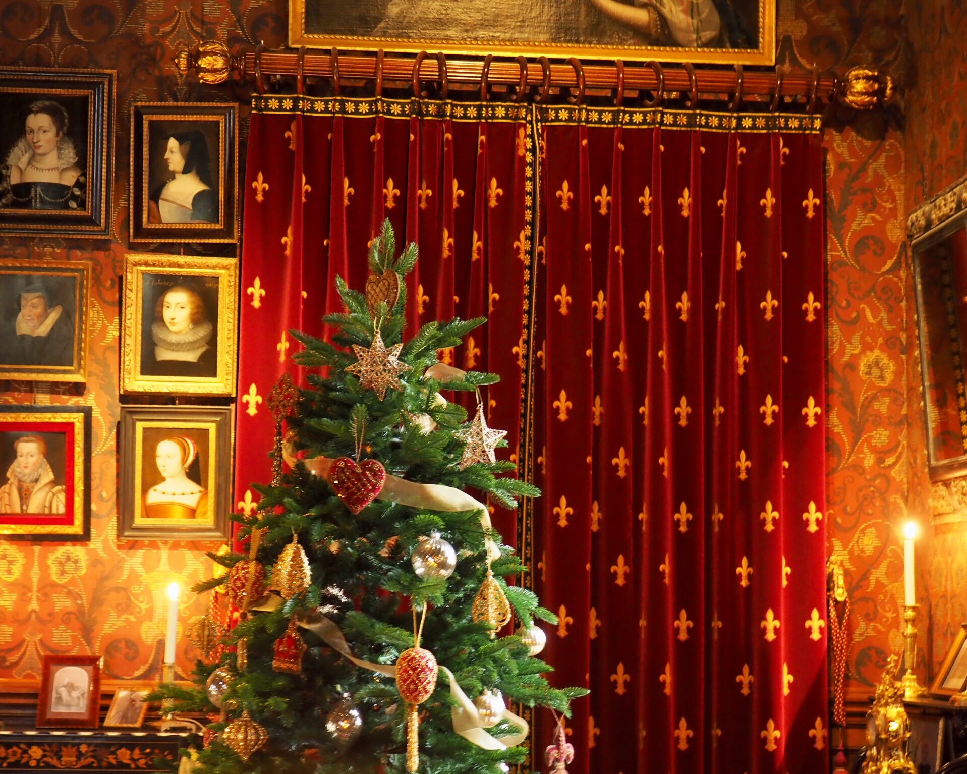 Décor de Noël au château d'Azay-le-Rideau - DR : Yuxin Jiang, CRT Centre Val de Loire