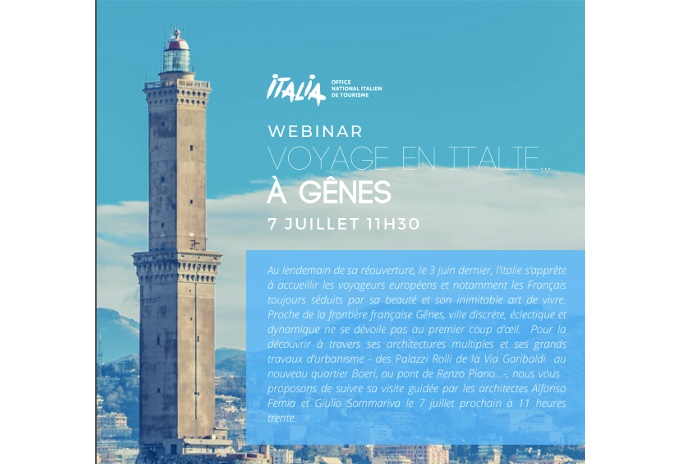 Une visite guidée de Gênes par les architectes Alfonso Femia et Giulio Sommariva est proposée aux agents de voyages - Crédit photo : ENIT