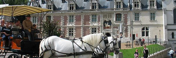 Château Royal de Blois et attelage - DR OT Blois Chambord