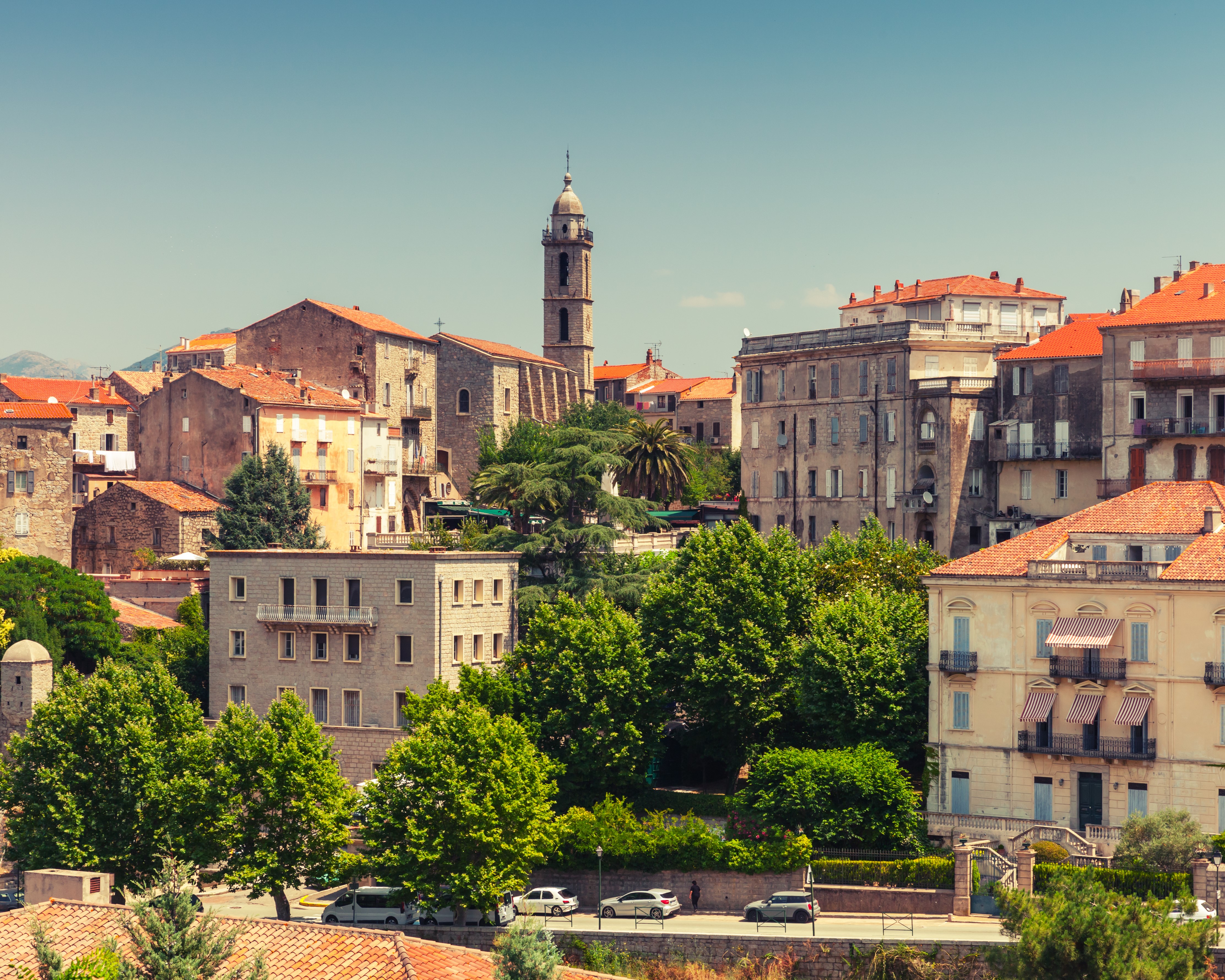 La cité médiévale de Sartène.Eugène Sergeev. La cité médiévale de Sartène.Eugène Sergeev.