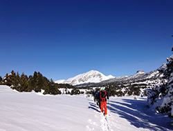 DR ARCANSON - Ski nordique face au Grand Veymont