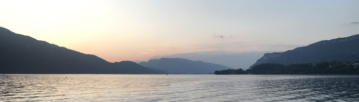 Bonheur sur le lac, Lac du Bourget - DR Coline Viard