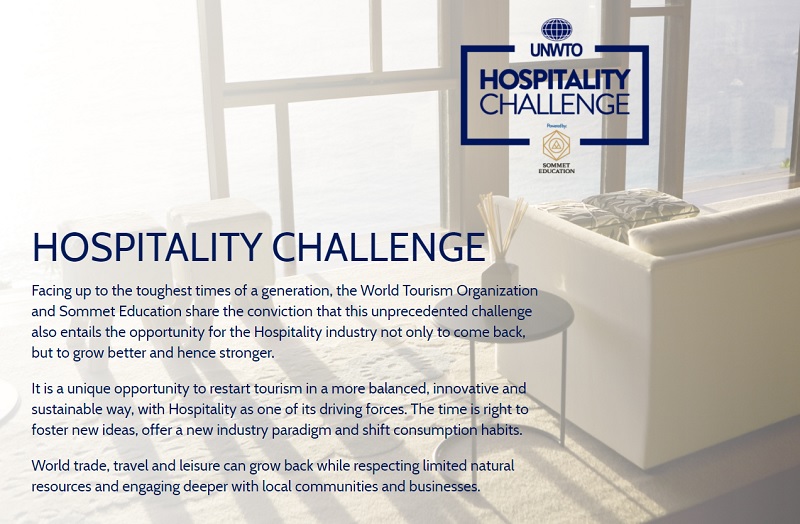 Les concours de l'Organisation Mondiale du Tourisme (OMT) s'adressent aux start-up et aux hôteliers - DR Les concours de l'Organisation Mondiale du Tourisme (OMT) s'adressent aux start-up et aux hôteliers - DR