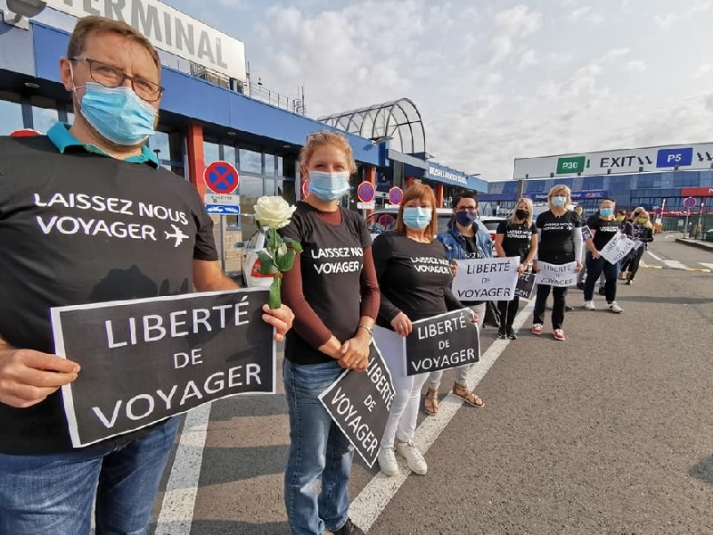 Un collectif d'agents de voyages belges vont organiser plusieurs actions - DR Facebook Paul Lorsignol