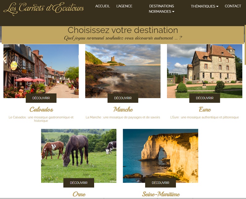 Le site Les Carnets d'Evatours met à l'honneur la production spécialisée sur la Normandie - DR