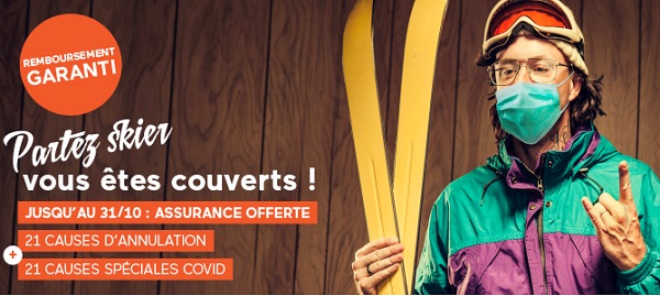 Odalys lance une offre "Partez skier, vous êtes couverts !"