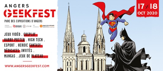 Angers Geekfest du 16 au 18 octobre prochains  au Parc des Expositions d’Angers. - DR