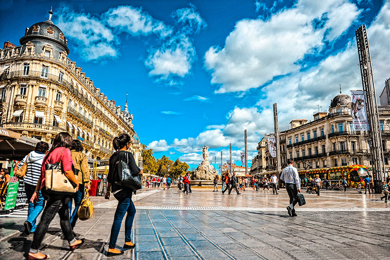 La Place de la Comédie - DR OT Montpellier