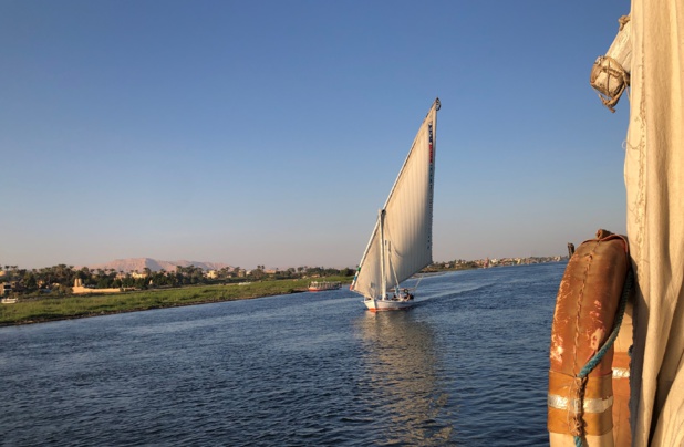 Egypt Nile Cruises propose du slow tourisme avec ses croisières en Dahabya sur le Nil... /crédit photo JDL