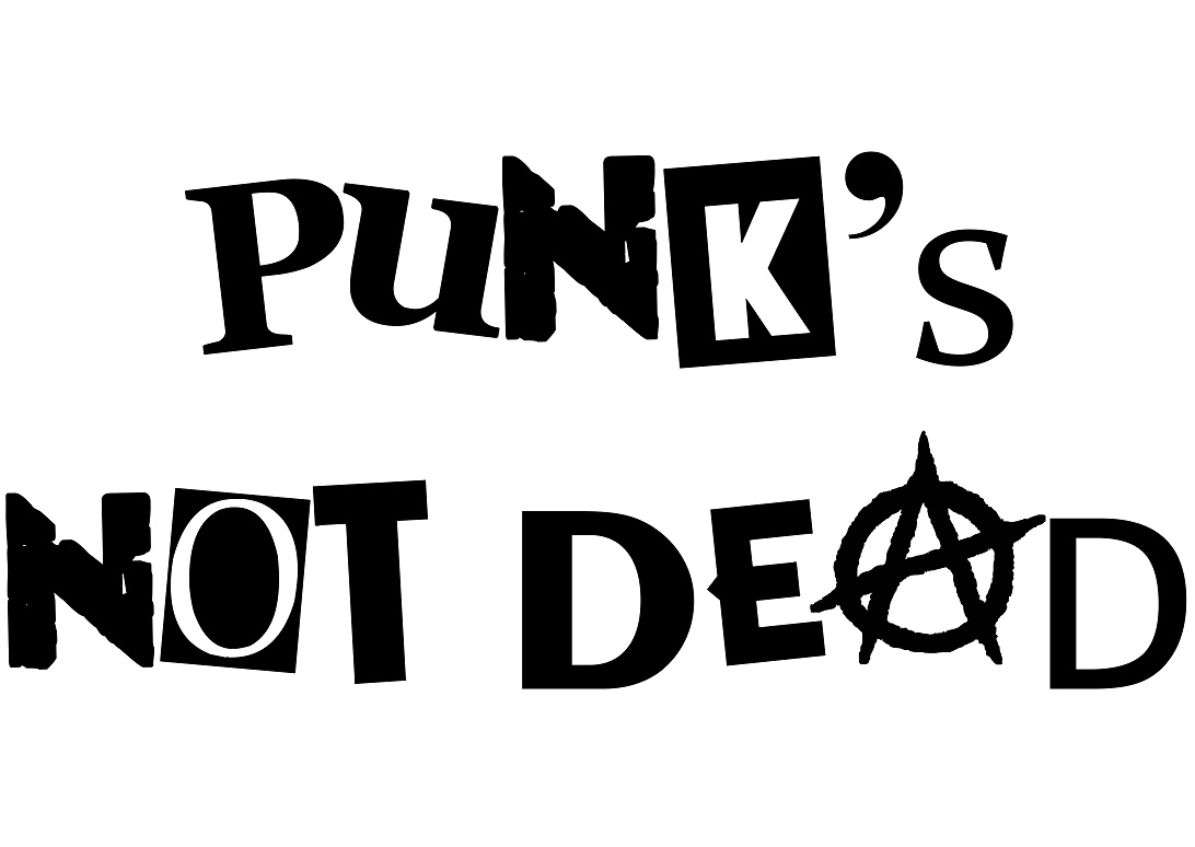 Punks not dead эскиз тату