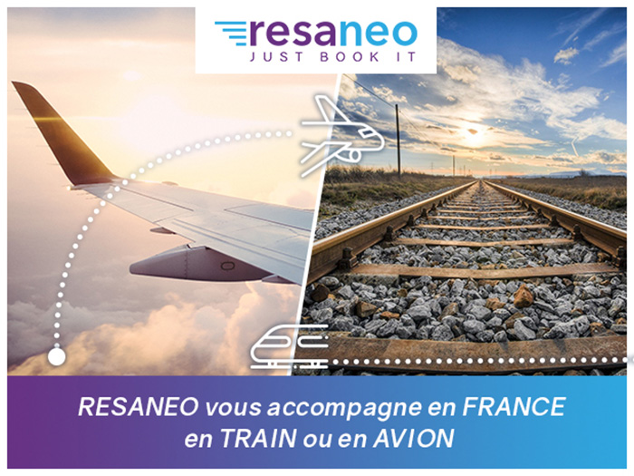 Voyage en France : Avec Resaneo, Réservez train et avion sur un même site