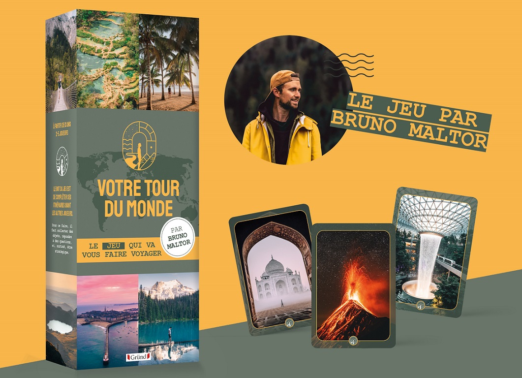 Le jeu "Votre tour du monde" sortira le 26 novembre 2020 et sera disponible dans les Fnac, Cultura et autres espaces culturels des grandes surfaces - Crédit photo : Votre tour du monde