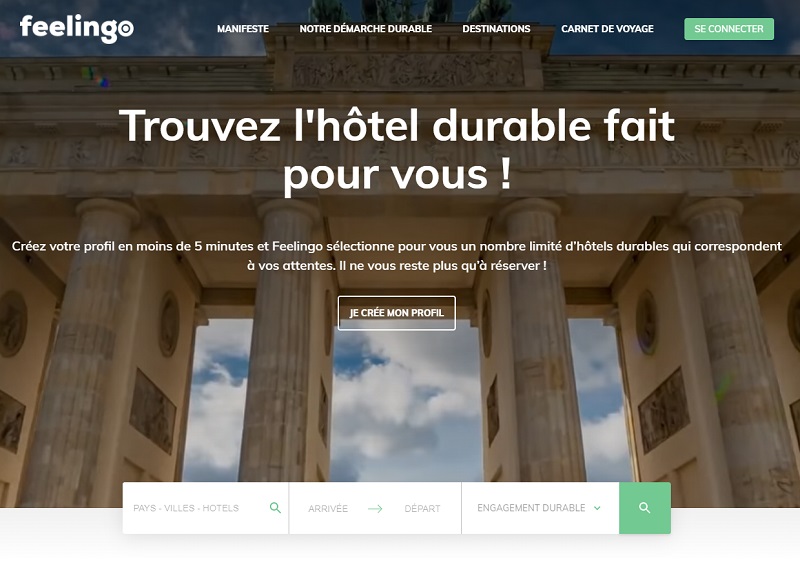 La nouvelle plateforme de réservations d'hôtels durables - DR La nouvelle plateforme de réservations d'hôtels durables - DR